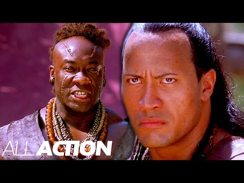 The Rock vs. Michael Clarke Duncan | The Scorpion King (2002) | All Action