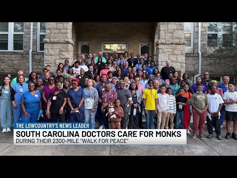 VIDEO: South Carolina doctors help monks during nationwide ‘Walk for Peace’