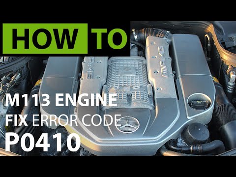 HOW TO Fix Mercedes Error Codes: P0410 & P0413 | Secondary Air Pump Failure