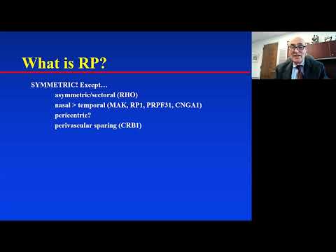 Lecture: The Past, Present, and Future of Retinitis Pigmentosa (RP)