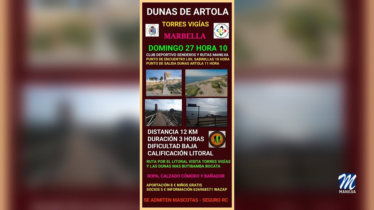 Sendero por las dunas de Artola