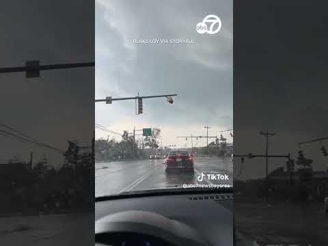 Terrifying video shows tornado touch down just feet away from Ohio motorist
