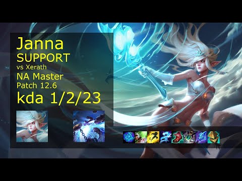 Rank 4 NA Janna Support: Janna vs Xerath