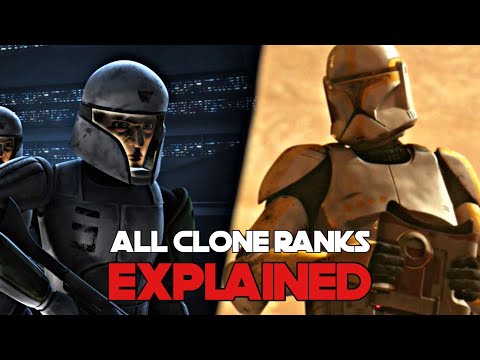 ALL Clone Trooper Ranks - Star Wars Explained