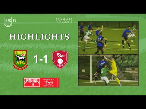 HENDON 1-1 BRACKNELL TOWN - Highlights 12 September 2023