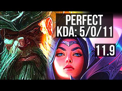 GANGPLANK vs IRELIA (TOP) | 5/0/11, 1000+ games, 1.3M mastery | KR Grandmaster | v11.9