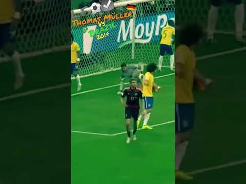 ⚪️🇩🇪 Thomas Müller vs Brazil 2014! ||🏆World Cup memories⚽️☑️||