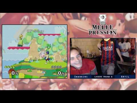 Melee Pression #6 - Swankiwi (Peach) vs. Artil (Marth & Fox) - Losers Round 6