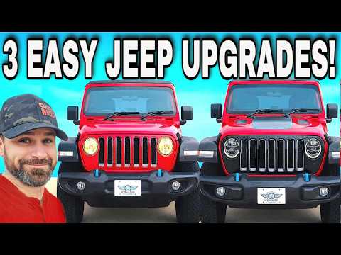 BEST & EASY UPGRADE for any Jeep Wrangler JL and JLU 2018-2024