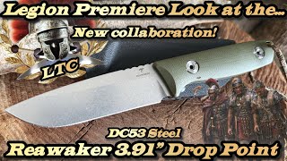 Legion Premiere Look at the Raewaker 3.91” Drop Point EDC/Belt Knife in DC53 Steel @donavantew8278