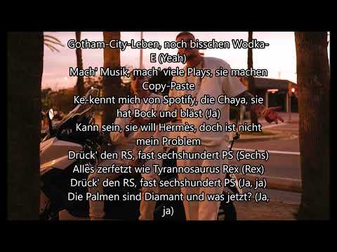 BONEZ MC & RAF CAMORA - WMNB Lyrics Weed mit nach Bayern Lyric Video
