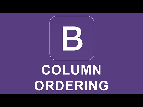 Bootstrap 4 Tutorial 8 Column Ordering