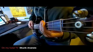 On my hotel TV - Skunk Anansie, bass cover #basscover