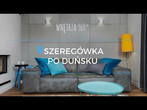 Aranżacja wnętrz domu jednorodzinnego w zabudowie szeregowej #projekt wnętrz