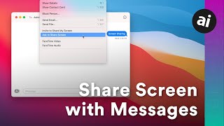 How to use macOS Messages to Share Your Screen Remotely