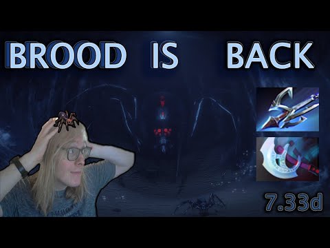 BROODMOTHER IS BACK! - Most BUSTED hero in 7.33D - FREE MMR - DotA 2