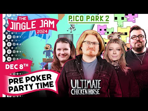 Pre-Poker Party: Ravs, Sarah, Osie & Duncan | Jingle Jam 2024 Day 8