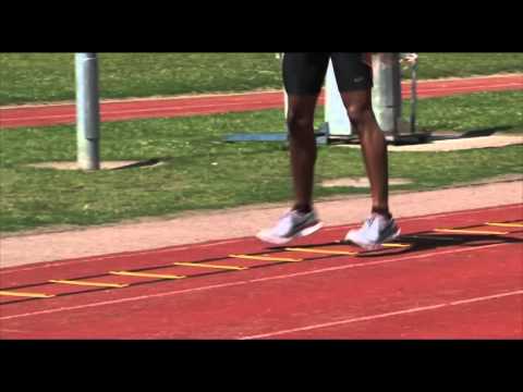 Long Jump Warm Up Agility Ladder Drills