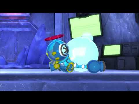 Mighty No. 9 Ray Expansion DLC (Wii U) Walkthrough Pt.4 (Water Works Bureau)