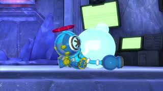 Mighty No. 9 Ray Expansion DLC (Wii U) Walkthrough Pt.4 (Water Works Bureau)