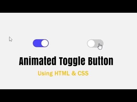 Create Simple Toggle Switch Using Html Css3