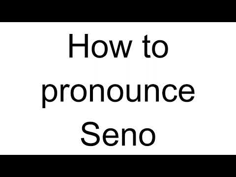 How to Pronounce Seno (Bosnian)