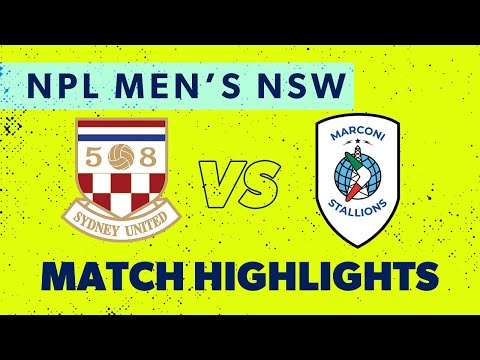 NPL Men's NSW Round 7 Highlights – Sydney United 58 v Marconi
