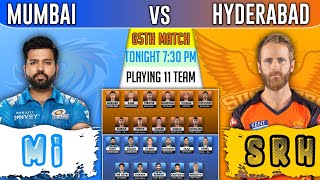 TATA IPL 2022 Mumbai Indians vs Sunrisers Hyderabad Playing 11 | SRH vs MI IPL 2022 | MI vs SRH 2022