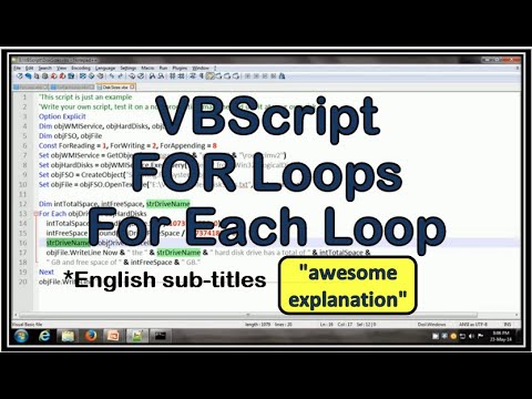 Vbscript Looping Statements