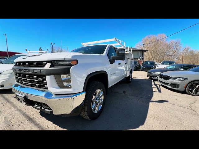 2020 CHEVROLET SILVERADO 3500 HD CREW CAB PICKUP V8, 6.6 LITER WORK TRUCK PICKUP 4D 8 FT