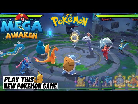 Mega Awaken Gameplay iOS Android (New Pokemon Game)