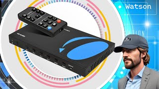 Orei 1080p 4-port HDMI™ Seamless Switch w/ Multi Viewer (Audio Extract) - HD-401MV pd