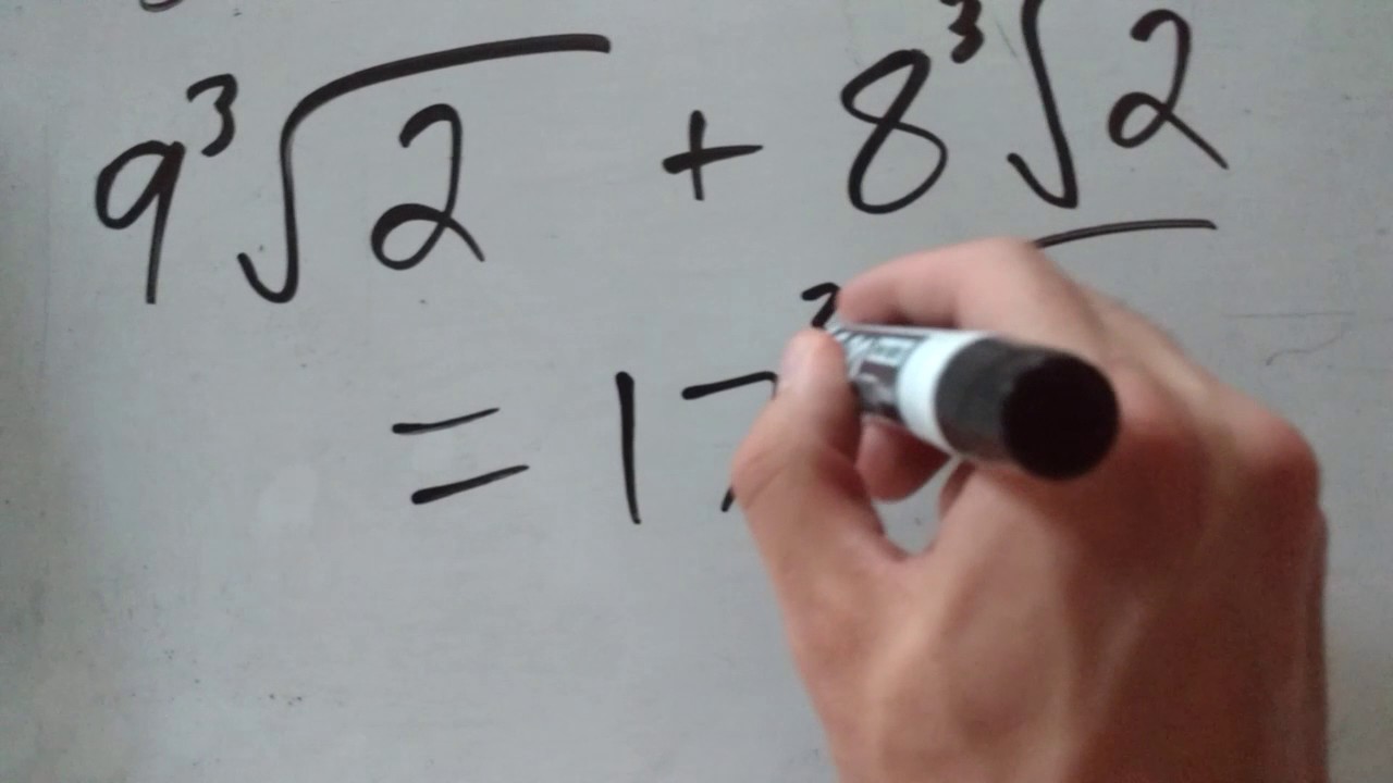 Math 20-1 Final Review - Radicals (Ch 5)