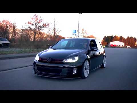 Bagged VW Golf GTI MK6 on Rotiform RSE