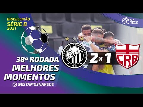 OPERÁRIO 2 X 1 CRB | GOLS MELHORES MOMENTOS  | 38ª RODADA - SÉRIE B