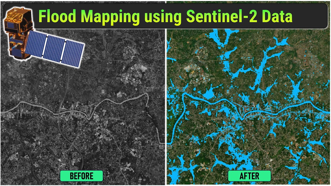 Flood Mapping Tutorial Using Sentinel-2 Data and QGIS