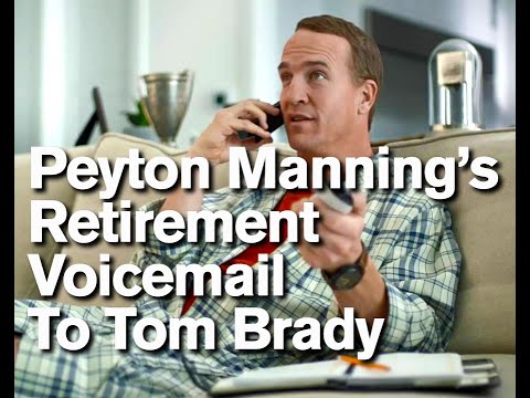 Peyton Manning's Retirement Voicemail To Tom Brady