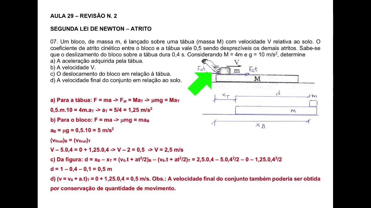 Watch Now Segunda Lei de Newton - Atrito - Referencial inercial e não-inercial Segunda Lei de Newton - Atrito - Referencial inercial e não-inercial