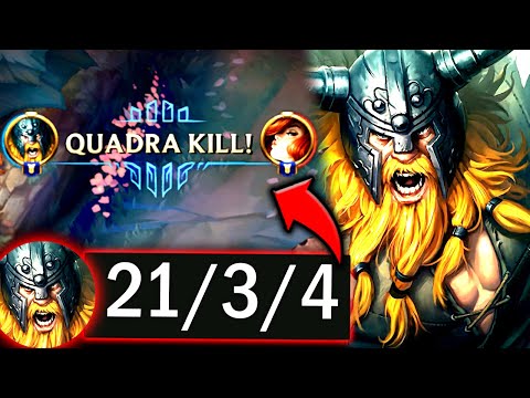 OLAF TOP IS VERY BROKEN IN THIS CURRENT STATE (1V5 WITH EASE) - 2025 Olaf TOP Gameplay Guide