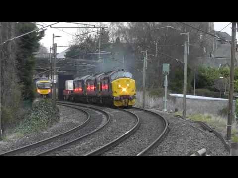 37194 with 37218/37688 DIT 6K73 Sellafield - Crewe flask(s) 17th April 2013
