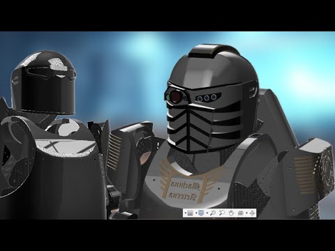 Armour Casing Design TIME LAPSE- Power Armor Exo-Skeleton Project