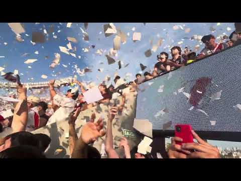 "Recibimiento river vs boca" Barra: Los Borrachos del Tablón &bull; Club: River Plate &bull; País: Argentina