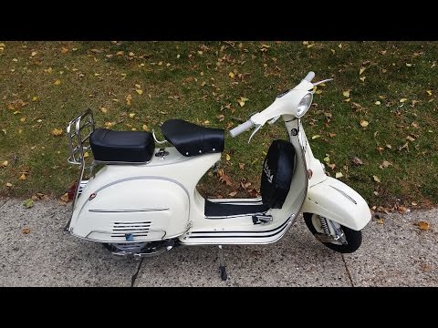 1966 ivory Vespa Super 150 VBC