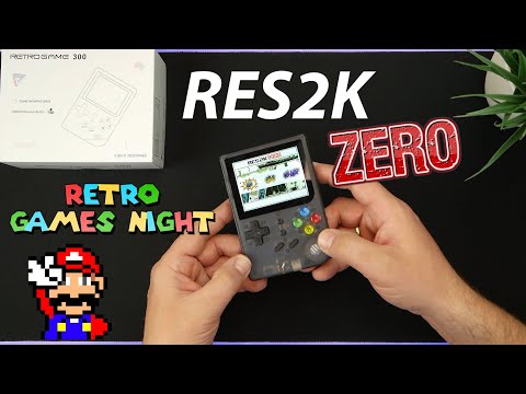 RES2K ZERO I Retro Konsole in GameBoy Größe I Unboxing & erstes Zocken I deutsch