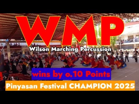Wilson Marching Percussion Wins by 0.10 Point?! Pinyasan 2025 Grand Champion Shocks Local Favorite!