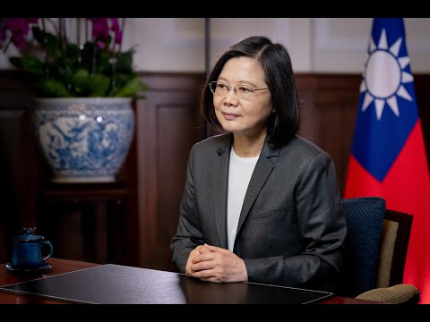 總統在「哥本哈根民主高峰會」發表視訊演說 (總統在「哥本哈根民主高峰會」發表視訊演說)