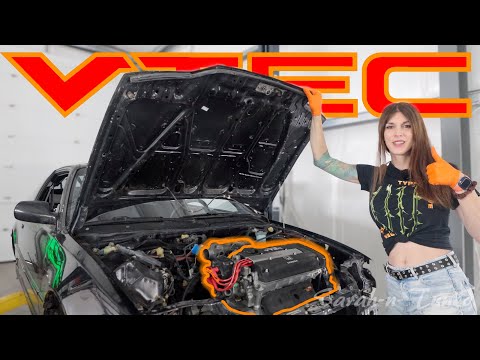 A Painful Engine Swap.. Literally / 1990 CRX Restomod