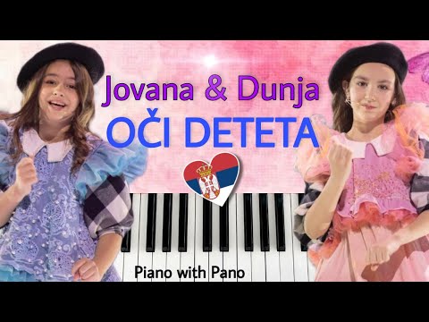 Jovana and Dunja - Children's Eyes - Serbia 🇷🇸 - Piano Cover - Junior Eurovision 2021