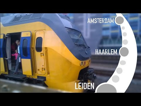 Dutch Train Trip: Intercity Amsterdam - Haarlem - Leiden | Oude Lijn