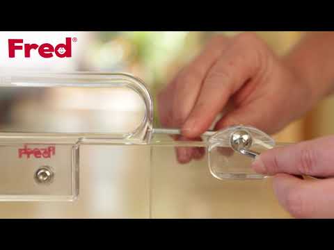 FRED - Screw-Fit Clear Stairgate